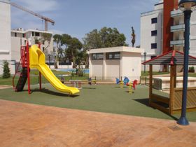 Denia Apartments Play area - click to enlarge to a larger high definition image
